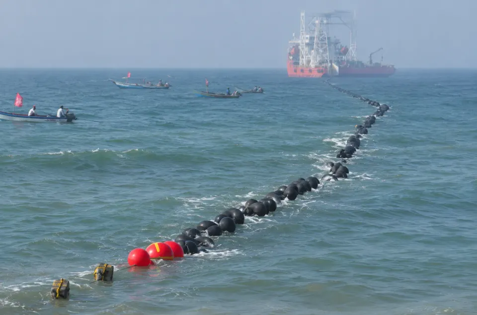 Subsea Power Cable Laying Project: project photograph
